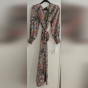 Floral Long Sleeve Maxi Dress